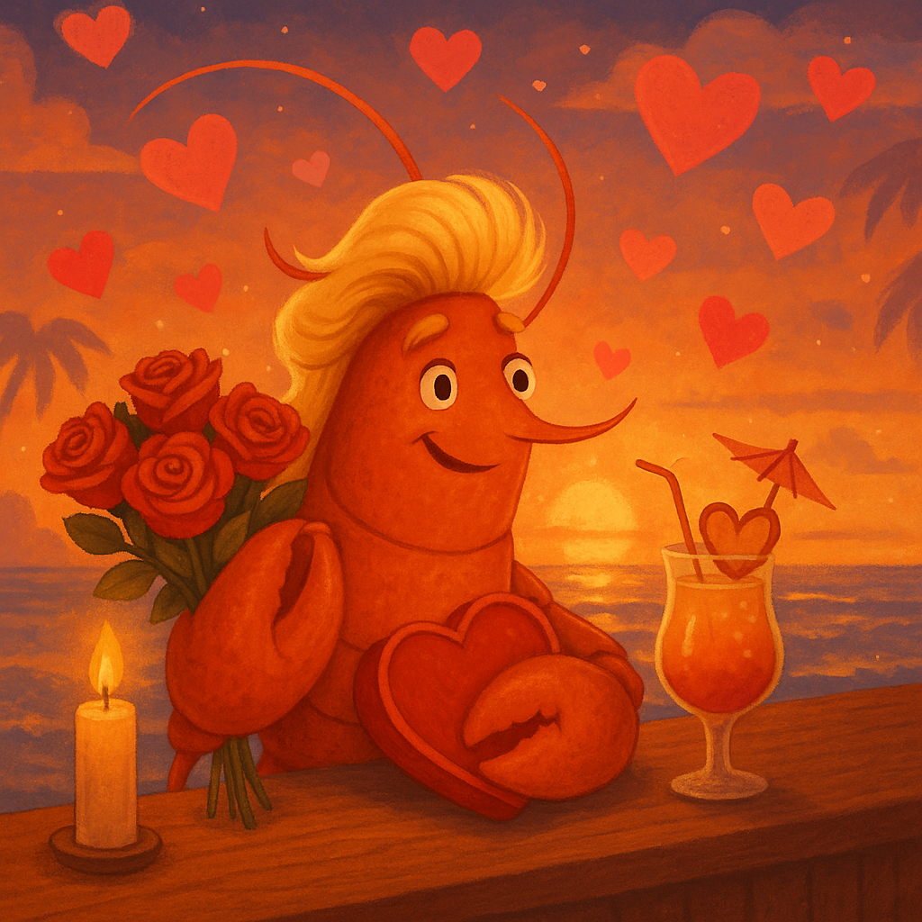 Valentine's Romance - Love at the beach bar